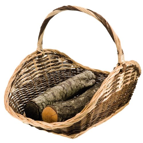 periódico cesta de geästweide con forro Cesta de chimenea cesta de la madera 